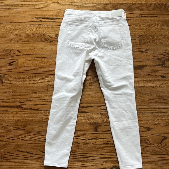 Everlane high rise skinny white jeans | 31 | never worn - Picture 2 of 3